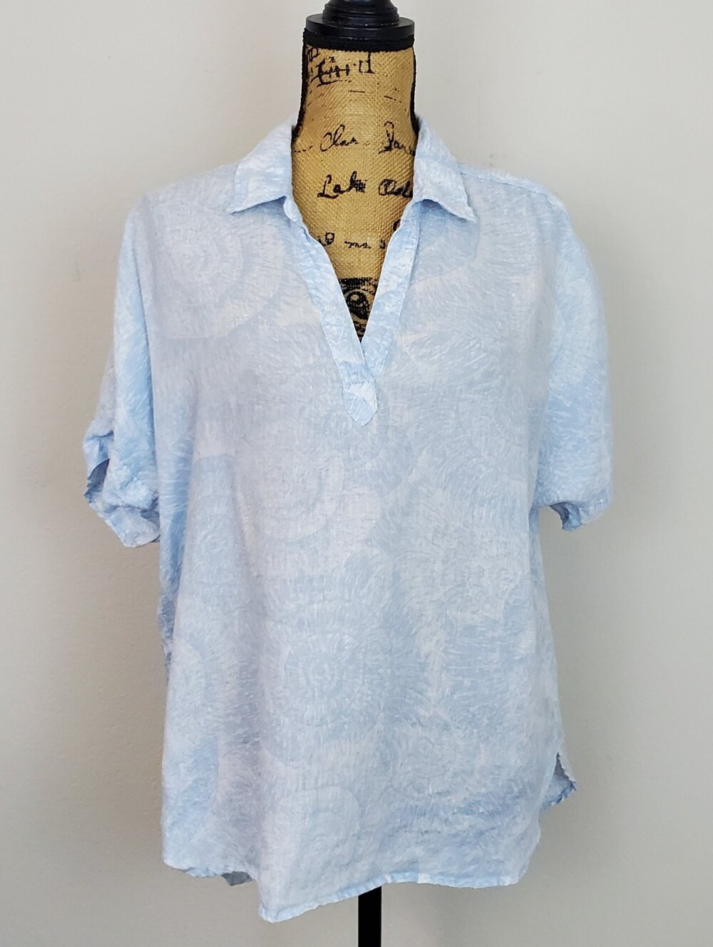 C&C California Linen Tunic Sz L